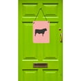 thumbnail image 2 of Carolines Treasures BB7828DS1216 Black Angus Cow Pink Check Wall or Door Hanging Prints, 2 of 2
