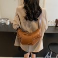 thumbnail image 3 of Bolso Masa Cuerno Vaca Al Aire Libre Gran Capacidad Con Lazo PU para Mujer, 3 of 9