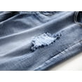 thumbnail image 6 of LZLER Ripped Jean Shorts Men Summer Stretch Men's Denim Shorts Pants, 6 of 6