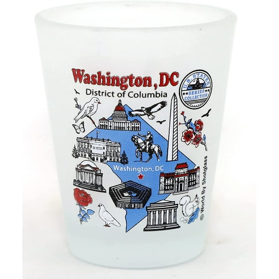 Washington DC US States Series Collection Shot Glass