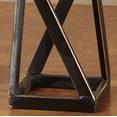 thumbnail image 5 of Mylle Geometric Black Metal Candleholders Set of Three, 5 of 5