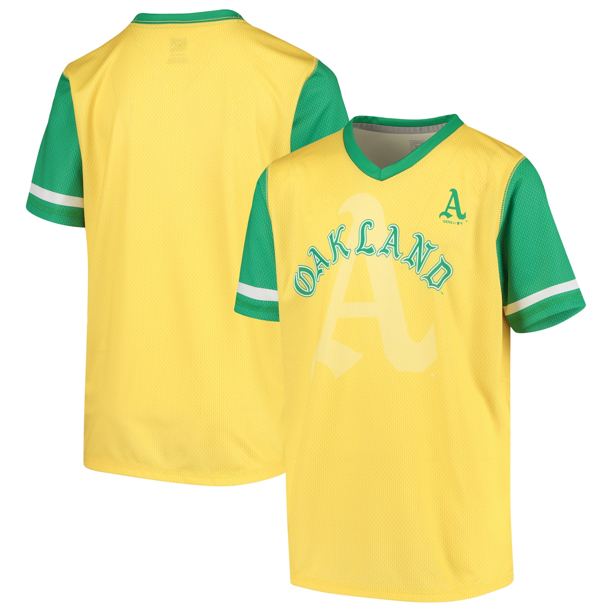 oakland a's yellow jersey