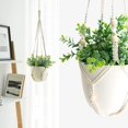 thumbnail image 2 of Planta Colgante Falsa Con Maceta, Plantas Colgantes Decoración Artificial Colgador De Plantas De Macramé Con Plantas Falsas Maceta Colgante De Falso Boho Vegetación Para El Dormitorio En Casa, 2 of 5