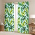 thumbnail image 2 of Castle Fairy Tropical Leaves Black Out Curtains for Teens,Vintage Aesthetic Curtains Pack of 2 (42x63 Each),Botanical Plants Bedroom Curtains,Super Cozy Room Decor, 2 of 6