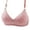 Pink, variant on Wireless Bras for Women Floral Printed Padded Comfort Everyday Bra Adjustable Strap Bralettes