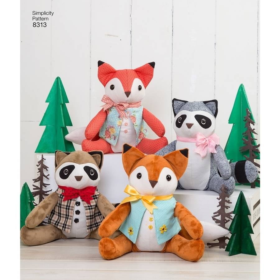 Simplicity Stuffed Animal Pattern, 1 Each