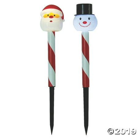Christmas Solar Light Yard Stakes - Walmart.com