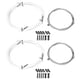 thumbnail image 2 of Juego de carcasa de Cable de Línea de cambio de freno de bicicleta NikouMX Accesorios de bicicleta blanco, 2 of 8