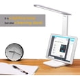 thumbnail image 4 of Wewdigi LED Desk Lamp with Adjustable Brightness Level for Eye Protection, Touch Controls, USB Charging, White, 4 of 6