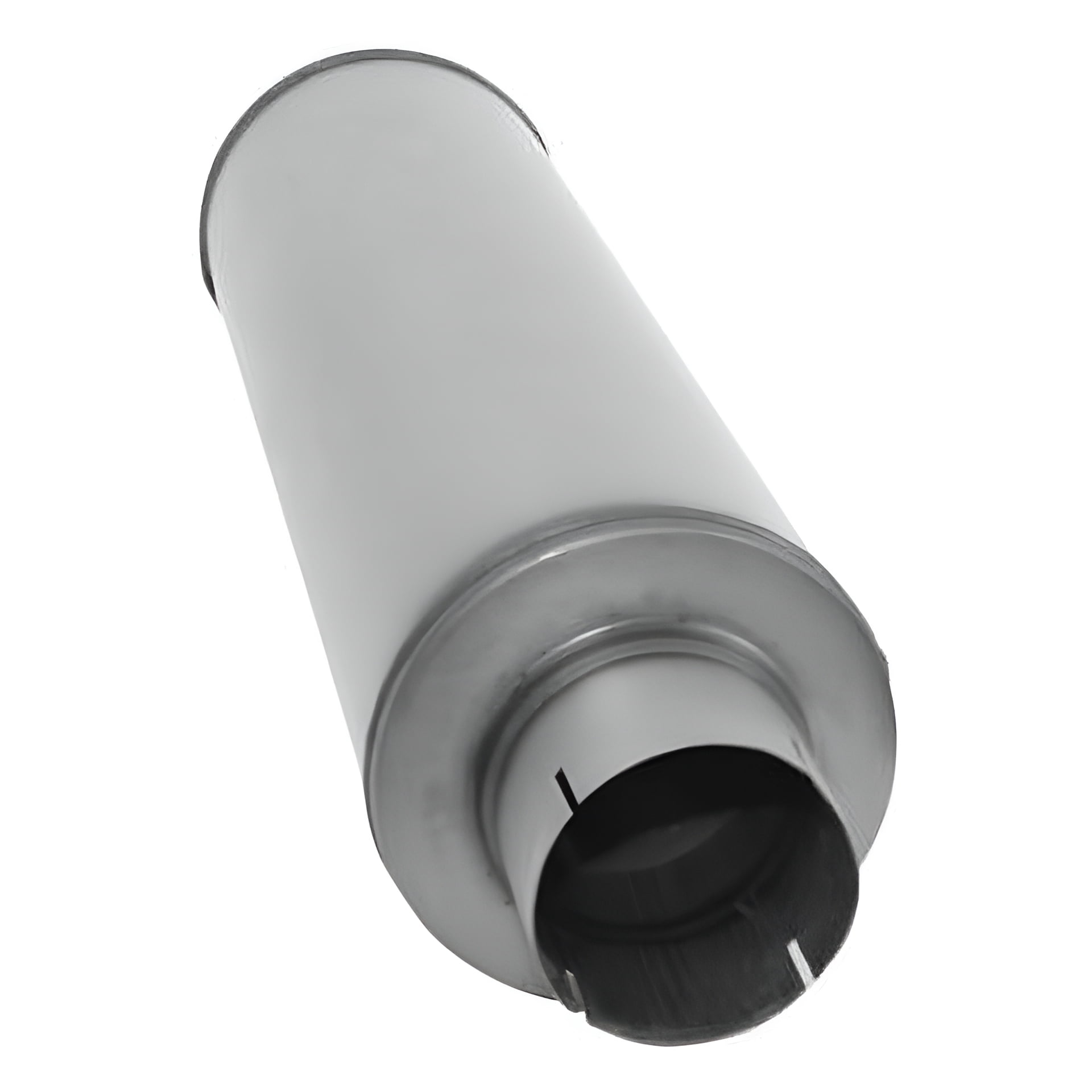 AP EXHAUST PRODUCTS XS2772 MUFFLER - XLERATOR STAINLESS STEEL, ROUND, 30IN OAL, 4IN