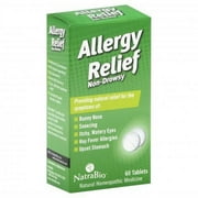 NatraBio Allergy Relief Non-Drowsy Tablets, 60 Ct