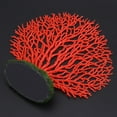 thumbnail image 4 of Adorno de plantas de Coral artificiales de plástico, decoración de acuario bajo el agua, color rojo, 4 of 5