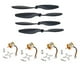 thumbnail image 5 of 4x Motor A2212 / 13T 1000kV Sin Escobillas + 4x 1045 Hélices para Accessoires -, 5 of 5