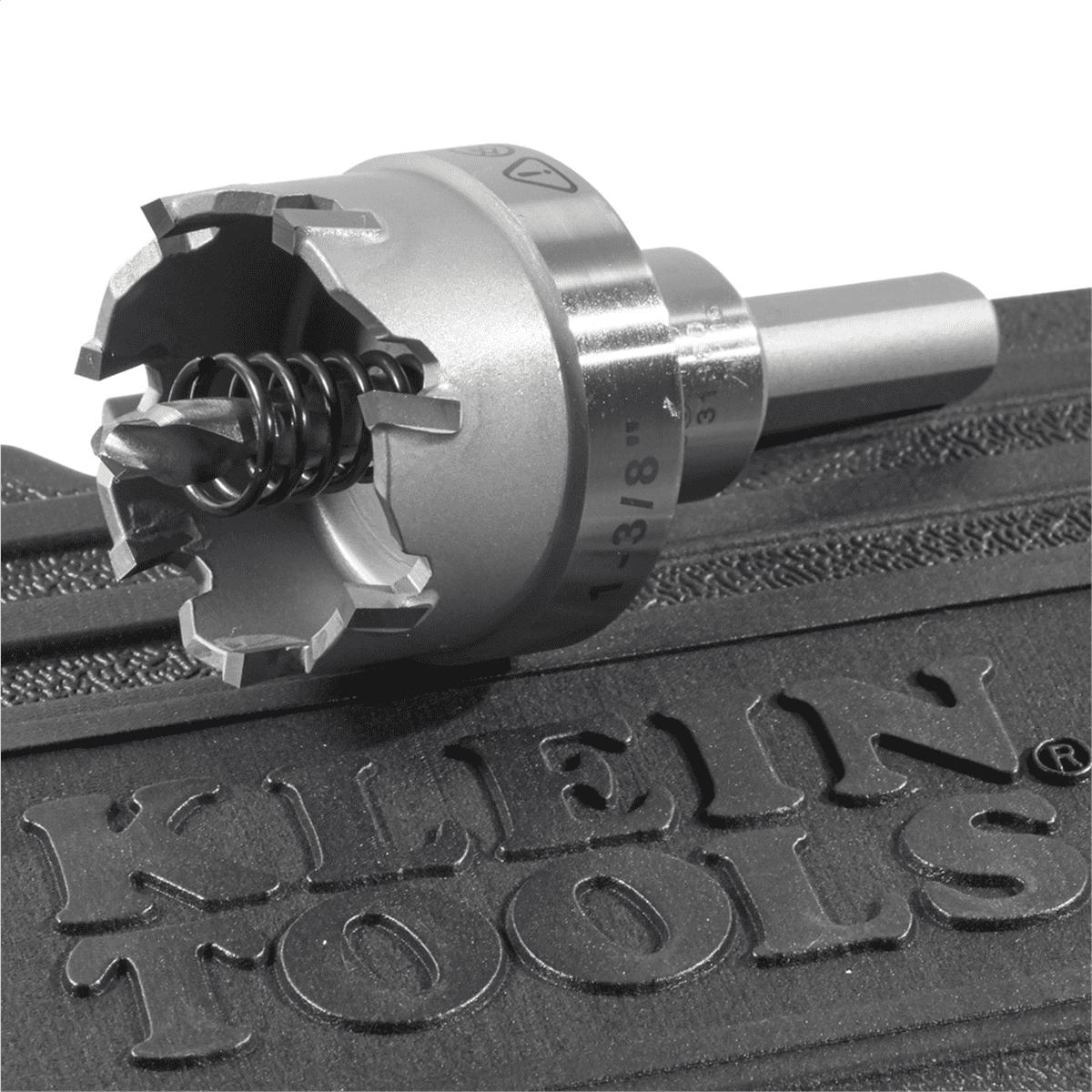 Klein Tools Carbide Hole Cutter Set with Heavy Duty Carry Case, 4-Piece