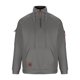 thumbnail image 5 of Ceisia Men's Solid Color Raglan Half-Zip Multi-Pocket Hooded Sweatshirt Gray L Gifts, 5 of 6
