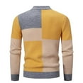 thumbnail image 2 of uikmnh Male Autumn and Winter Casual Assorted Colors Long Sleeve Vacation Outdoor Knitted Wool Sweater Top, 2 of 7