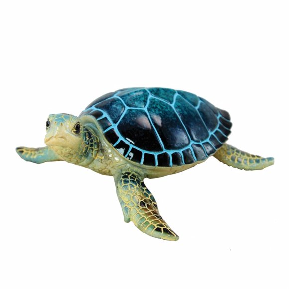 unison gifts YXG-876 Tortue Bleue 6.5 Pouces, Multicolore