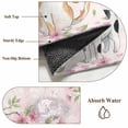 thumbnail image 6 of Cherry Blossom Cats Round Area Rug 7Ft Washable Circle Rugs for Dorm Laundry Room, Pink Spring Modern Farmhouse Floral Non-Slip Carpet Floor Mats Indoor Outdoor Carpet Runner Aesthetic Home Decor, 6 of 8