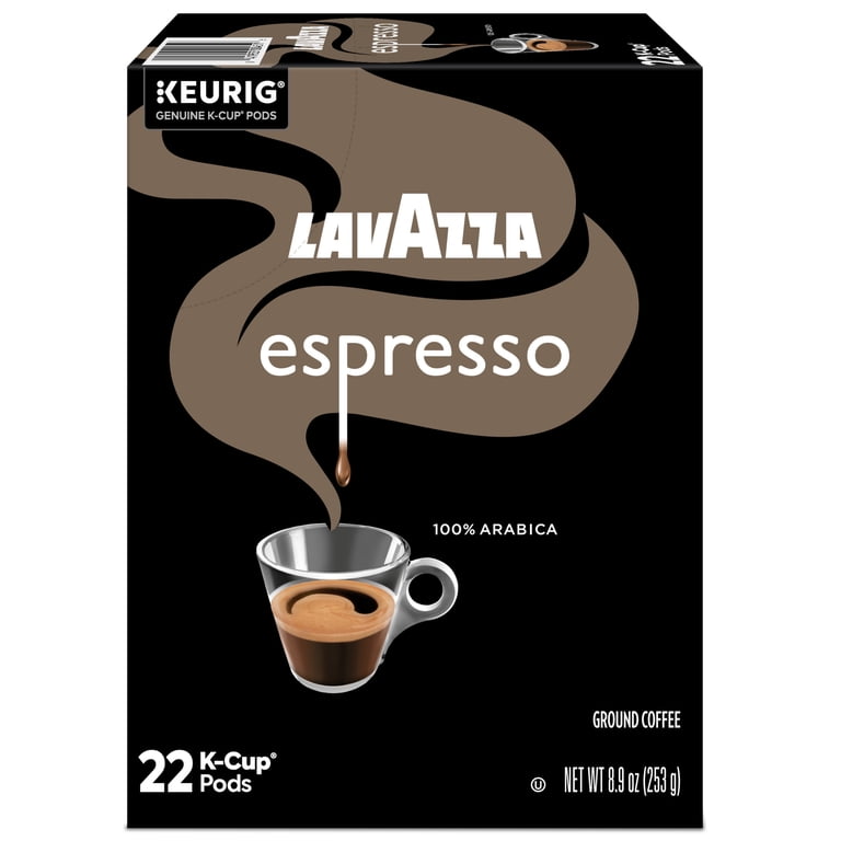 【　coffee　】 Lavazza, Espresso Keurig K-Cup¬Æ Pods, 22 Pods, Medium Roast