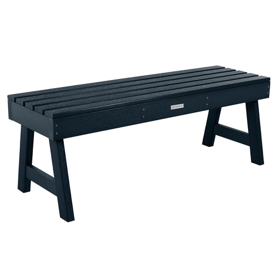 Highwood Weatherly 4-ft Picnic Bench - 2-Person, Eco-friendly, Synthetic Wood