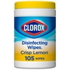 Clorox Disinfecting Wipes, 105 ct, Bleach Free Cleaning Wipes - Crisp Lemon