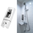thumbnail image 2 of URTERYSER Practical Adjustable Shower Head Holder Stand Organizers for Square Pipe Bathroom with Rotatable Slide Rod Bracket, 2 of 8