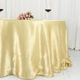 thumbnail image 6 of BalsaCircle 132 in Champagne Satin Round Tablecloth Wedding Party Events Reception Catering Decorations Supplies, 6 of 8