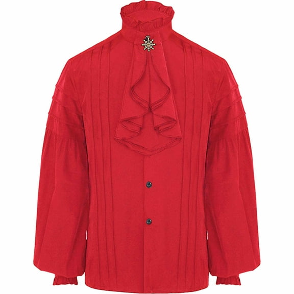 Naughtyhood Mens Clearance Shirts Tops!Man Shirts for Men Casual Men's Winter Fashion Color Button High Collar Jacket Blouse,Casual Shirts for Men