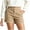 Khaki, variant on Womens Dress Shorts for Women High Waisted Trouser Summer Business Womens Dressy Casual Pleated Wide Leg Shorts Red,XL