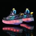 thumbnail image 6 of Kids LED Roller Skate Shoes with Wheel Light up Roller Shoes Kids Skates Sneakers Gift for Girls Boys Children, 6 of 14