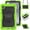 Black-Green, variant on KOMI Compatible with Galaxy Tab A7 Lite 8.7” 2021, Built in Screen Protector, Shockproof Heavy Duty Protective Rugged Cover with Shoulder Strap Black