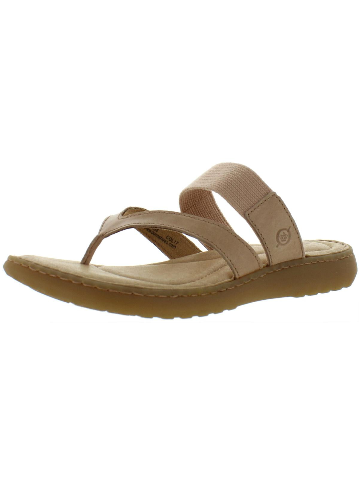 Nevis Leather Flats Thong Sandals 