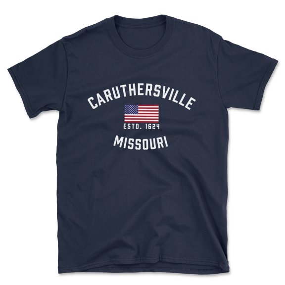 Caruthersville Missouri Patriot Men's Cotton T-Shirt