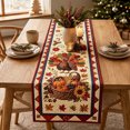 thumbnail image 3 of 14x72 Inch Quilted Fall Table Runner, Farmhouse Holiday Dining Decor for Halloween Thanksgiving, Table Accent for Kitchen Buffet, 3 of 3