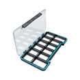thumbnail image 3 of Caja para moscas impermeable, caja magnética para aparejos de pesca para lubina, equipo para trucha, moscas secas 12 rejillas, 3 of 8