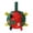 multicolor, variant on Christmas Plush Dog Toy Ball, Built‑in Bell Interactive Tug Chew Toy with Multi Ribbon Tabs for Small & Medium Dogs, 15cm