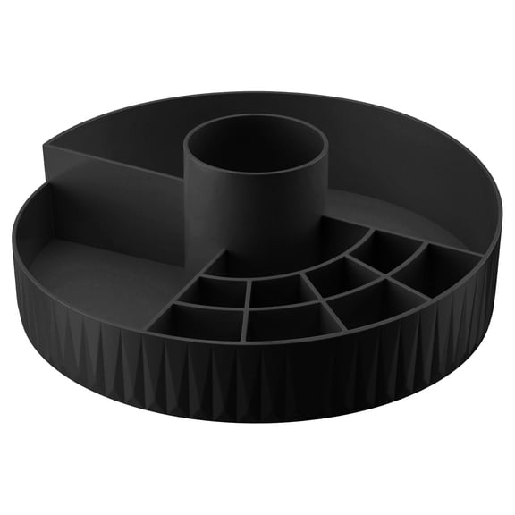 Yooshoverk Makeup Organizer – Multi-Functional Lazy Susan Turntable For Cosmetics & Kitchen Black Free Size
