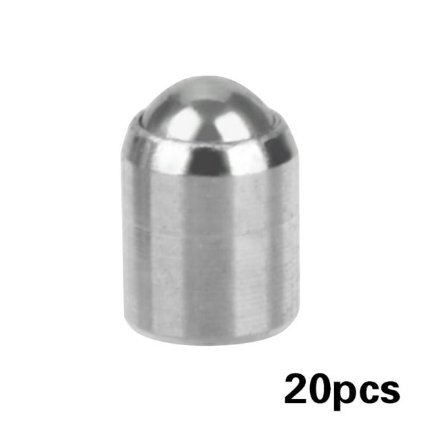 LHCER Plongeur à Bille en Acier Inoxydable, Plongeur à Bille à Ressort, 20 Pcs Perles de Positionnement de Précision en Acier Inoxydable 304 Vis Lissante Plongeur à Bille à Ressort