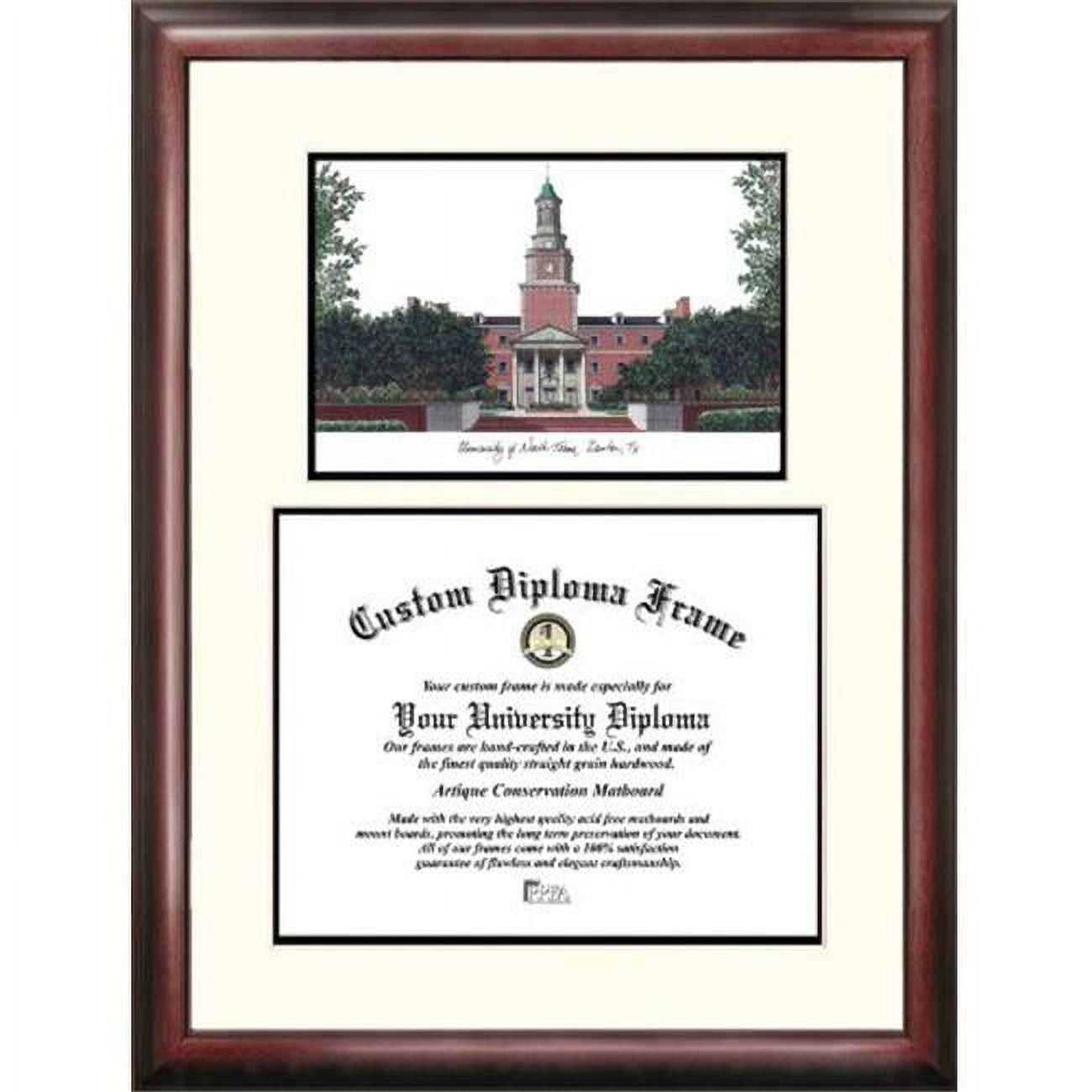 Campus Images Indiana State Scholar Diploma Frame - Satin Mahogany, Fits 11"x8.5" Diploma