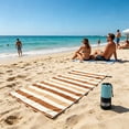 thumbnail image 4 of HOZVOMI Oversized Fast-Drying Beach Towel for Adults, Soft Polyester Travel Towel, Perfect for Pool, Camping, and Vacations, Includes Storage Bag, 4 of 6