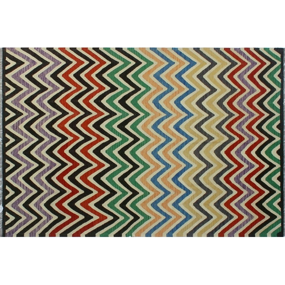 Winchester Daisy Ivory/Rust Rug, 6'9" x 9'9"