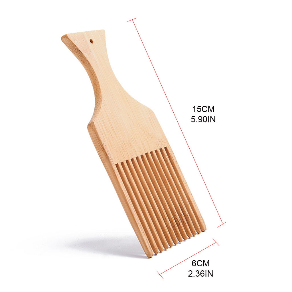 Dasbsug Wooden Comb Afro Pick Hair Lift Combs Beard Pick Comb Natural Wood  Volumizing and Styling Tool Detangling Hair Comb 