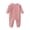Pink, variant on XDZJLR Baby Boy Girl Pajamas Thermal Jumpsuit Outwear Double Bodysuit With Long Sleeve Sleepwear Pink 0-3 Months