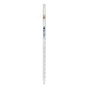 Serological Pipette, 10ml - Class A, Tolerance ?0.050ml - Blue Graduations - Color Code, Orange - Calibrated for Delivery to Jet - Borosilicate Glass - Eisco Labs