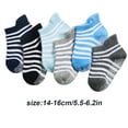 thumbnail image 4 of 6 Pcs Bas pour Enfants avec Bonne Élasticité Confortables à Porter Style Simple Bonne Fabrication Chaussettes Croisées Homme 14-16, 4 of 6