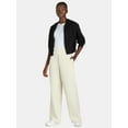thumbnail image 3 of No Boundaries Soft Fleece Wide Leg Pants, 30” Inseam, 1 or 2-Pack, Women’s XXS-4X, 3 of 5