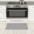 thumbnail image 3 of Mainstays Area Rug Gray Woven Grid Machine Washable for Indoor Use, 3 of 10