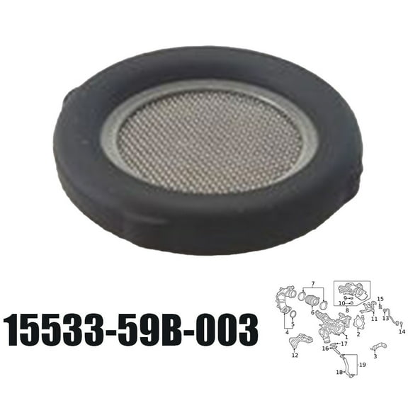 Turbocharger Oil Feed Filter for Honda Vehicles Civic 15533-59B-003