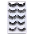 thumbnail image 1 of Fake Eyelashes 3 Pairs Multilayered Fake Eyelashes, Dramatic Thick Fluffy Volume False Eyelashes, Natural Look, 3D Layered Effect, Reusable Handmade, Easy to Apply, 1 of 8
