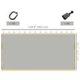 thumbnail image 3 of Outsunny Replacement Mosquito Netting for Gazebo 10' x 10' Black Screen Walls for Canopy with Zippers for Parties and Outdoor Activities, Beige, 3 of 10